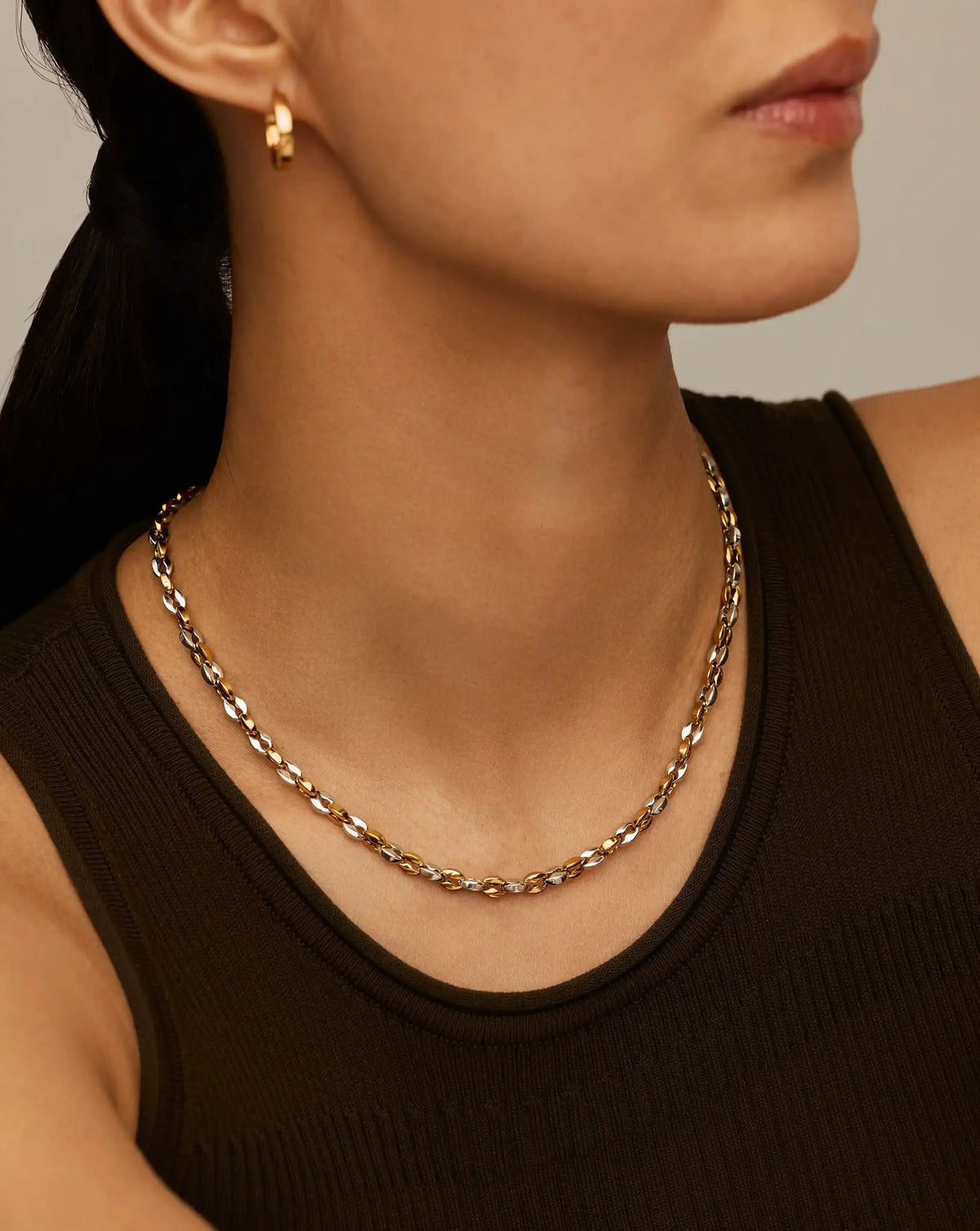 Mariner Short Chain Necklace | 18ct Gold Plated/Platinum Plated