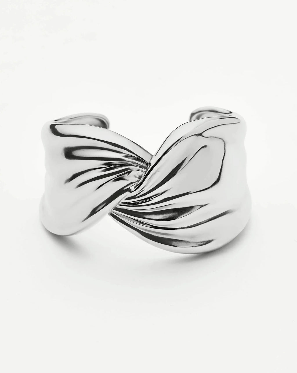 MARKGONG Draped Statement Cuff | Silver Plated