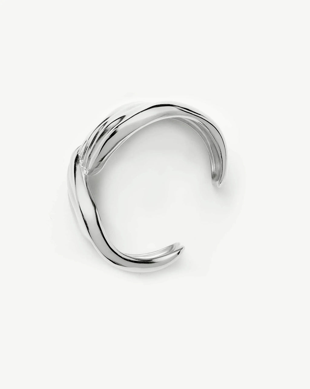 MARKGONG Draped Statement Cuff | Silver Plated
