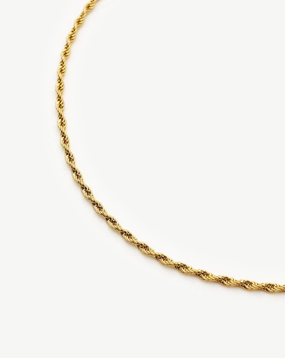 Medium Rope Chain Necklace | 18ct Gold Plated