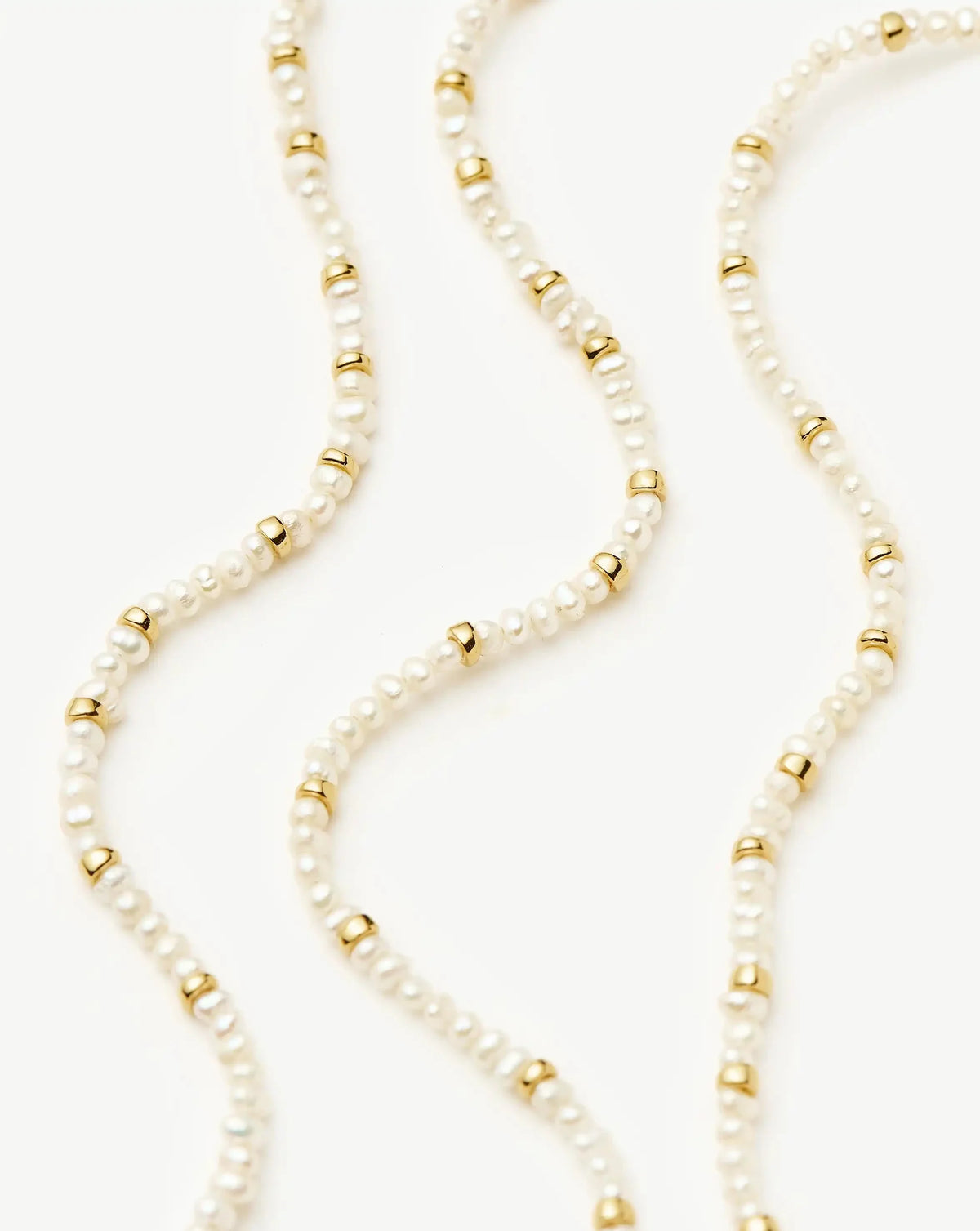 Micro Pearl Beaded Bracelet | 18ct Gold Plated/Pearl