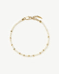 Micro Pearl Beaded Bracelet | 18ct Gold Plated/Pearl