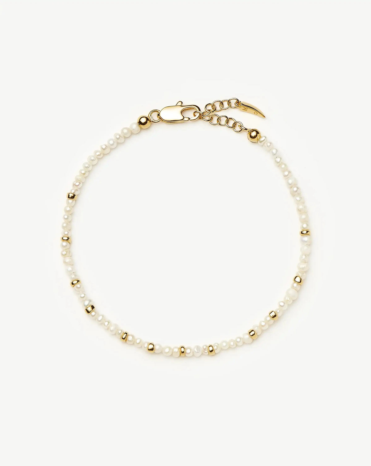 Micro Pearl Beaded Bracelet | 18ct Gold Plated/Pearl