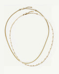 The Everyday Pearl Necklace Set | 18ct Gold Plated/Pearl