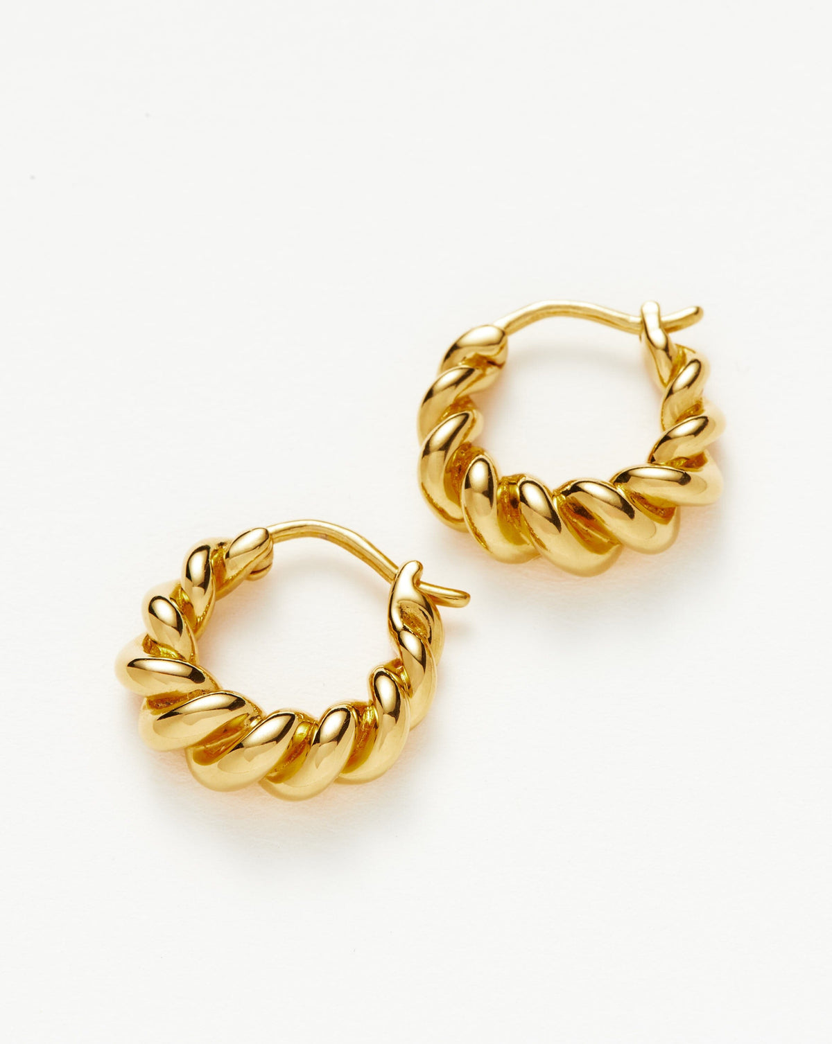 Small Tidal Hoop Earrings | 18ct Gold Plated