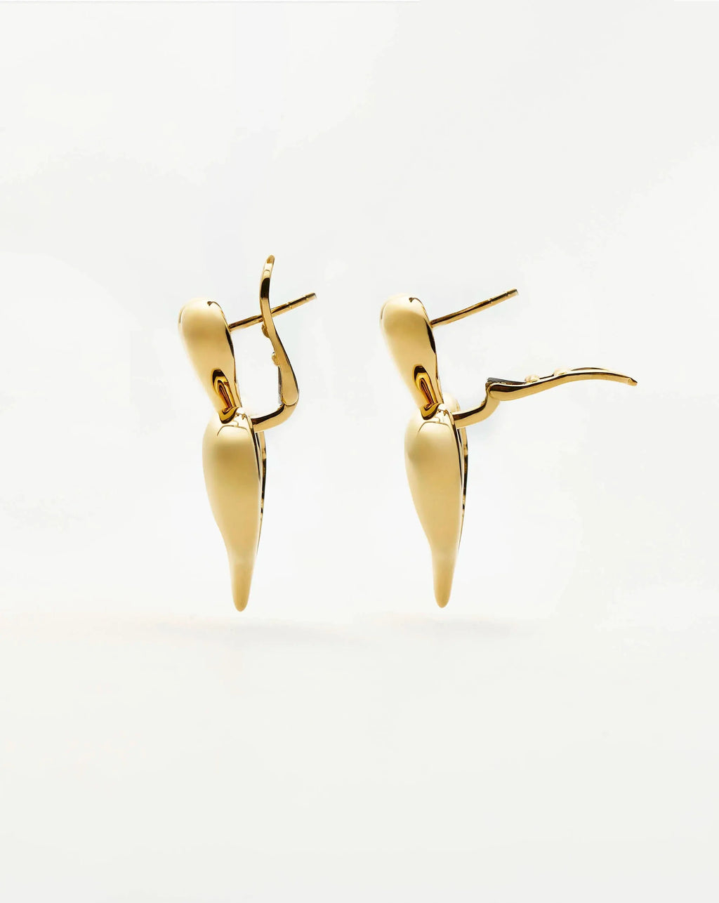 Molten Heart Statement Earrings | 18ct Gold Plated