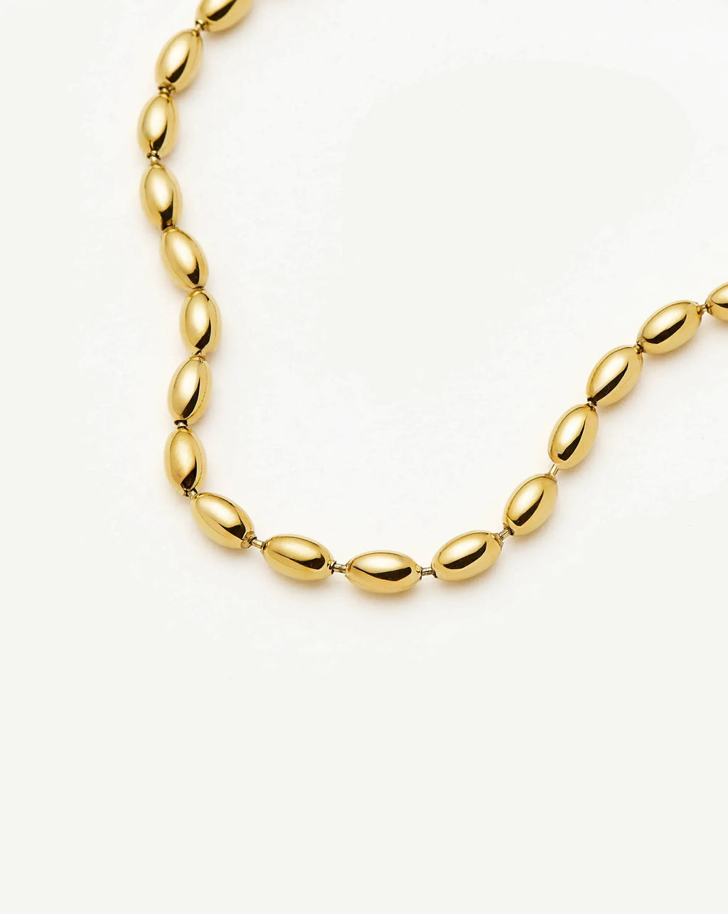 Molten Olive Chain Bracelet | 18ct Gold Plated