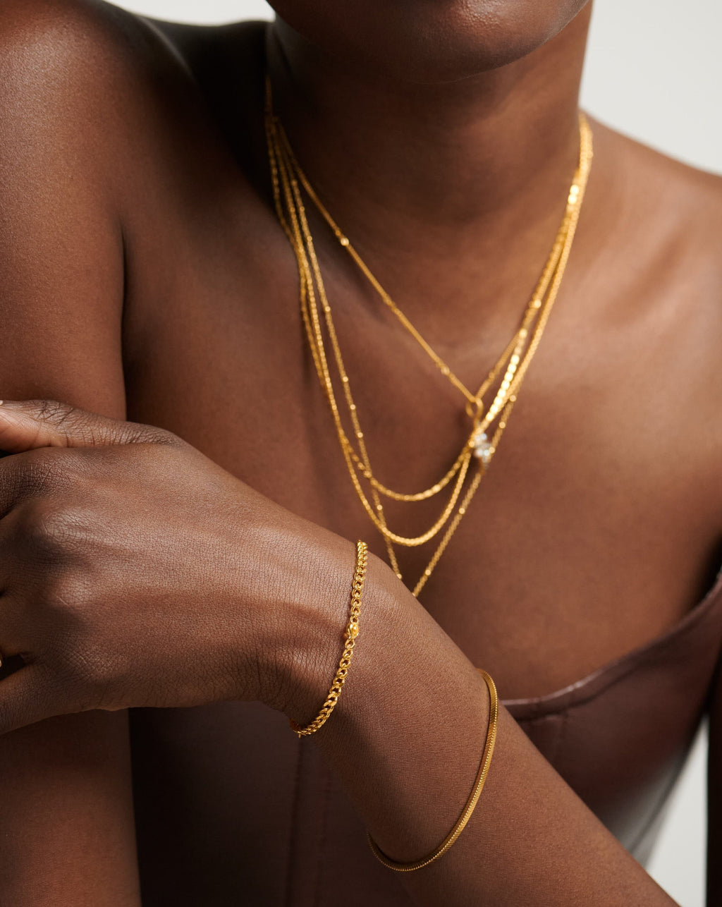 November Birthstone Chain Bracelet | 18ct Gold Plated Vermeil/Citrine