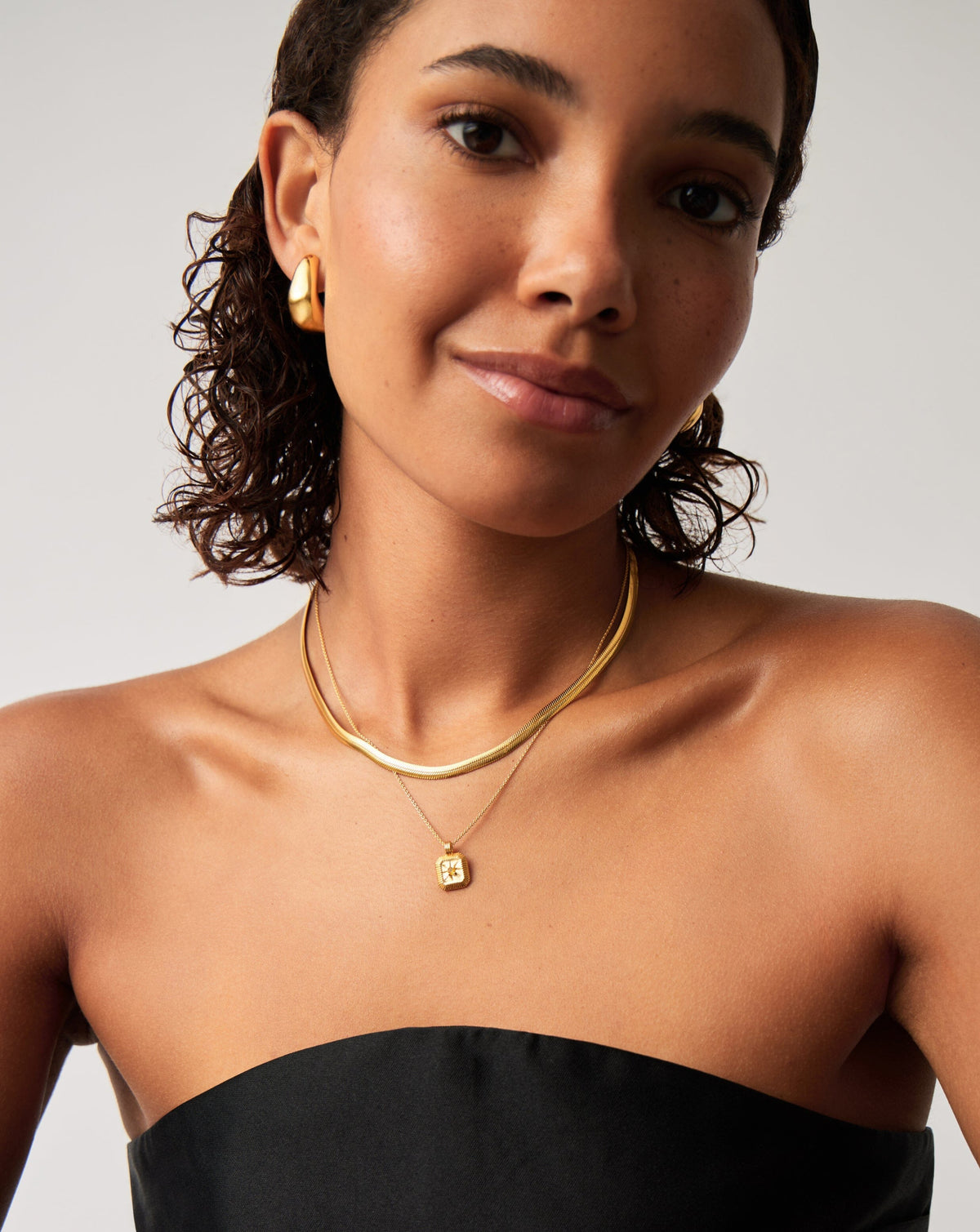 November Birthstone Pendant Necklace | 18ct Gold Vermeil/Citrine
