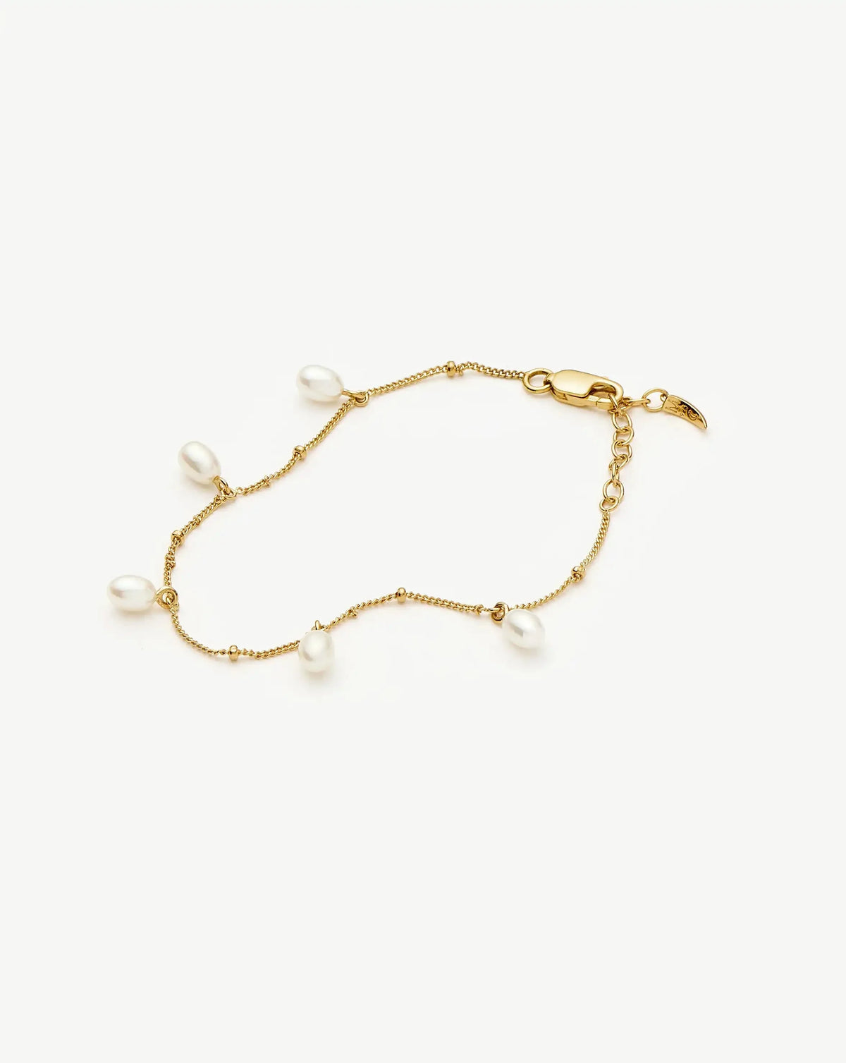 Pearl Baya Baroque Chain Bracelet | 18ct Gold Vermeil/Pearl