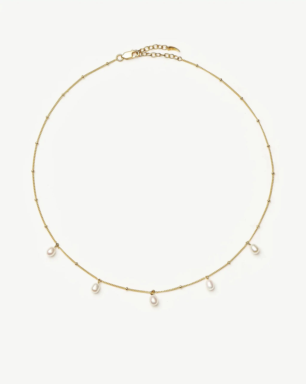Pearl Baya Baroque Chain Choker | 18ct Gold Vermeil/Pearl