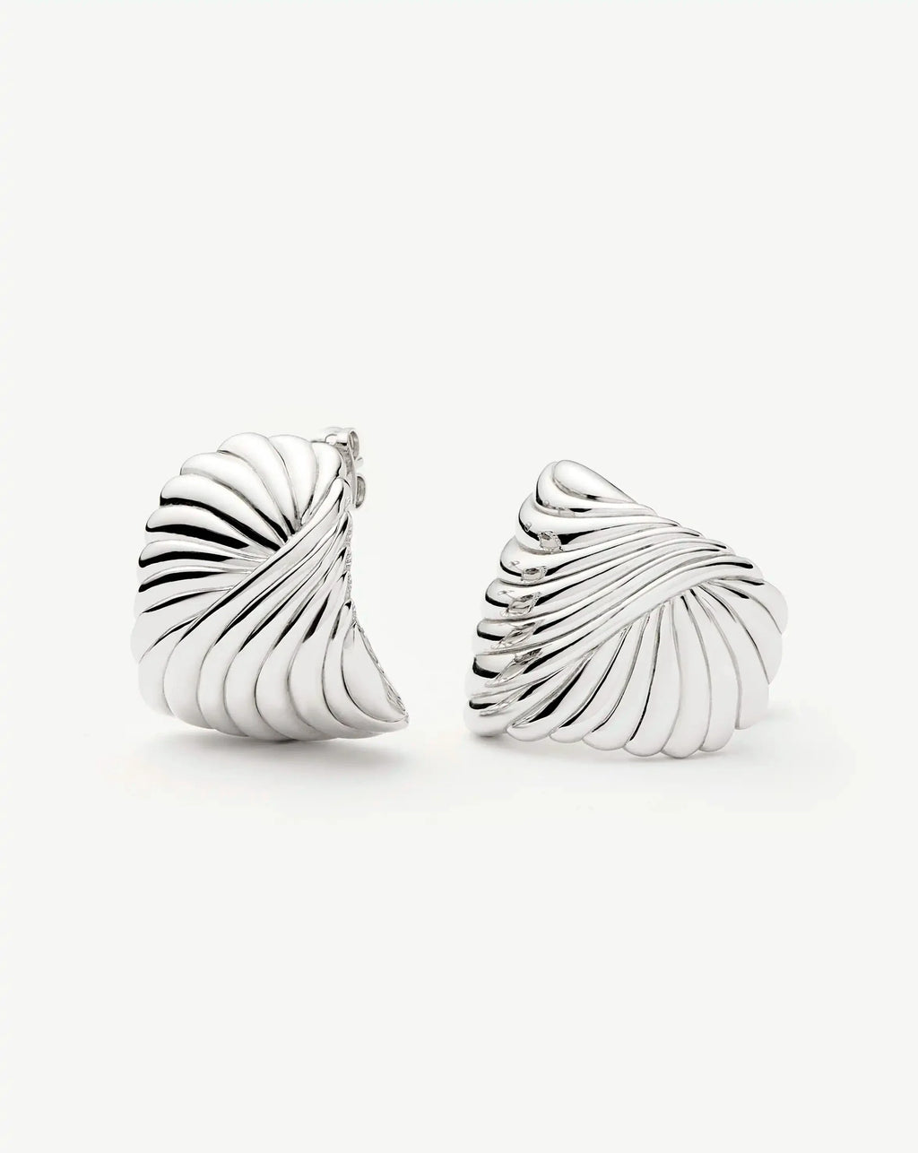 Ripple Oversized Stud Earrings