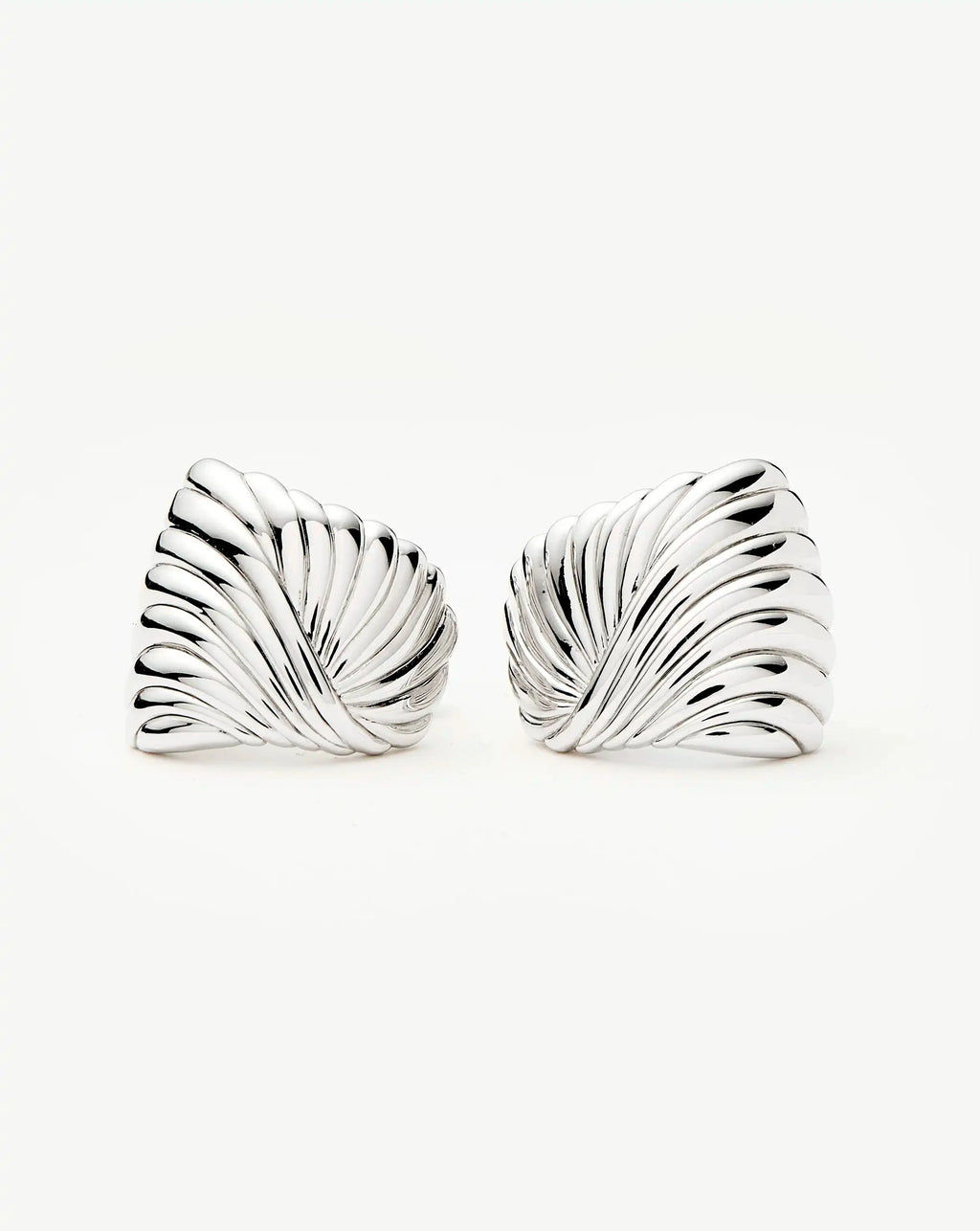 Ripple Oversized Stud Earrings