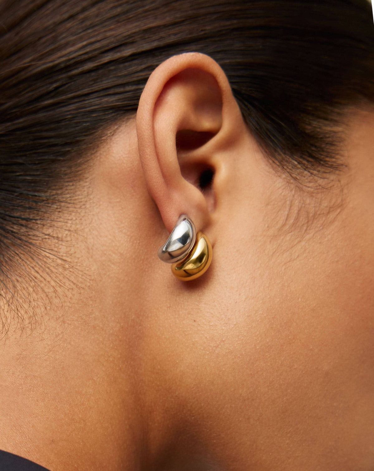 The Mixed Metal Earring Set | Mixed Metal