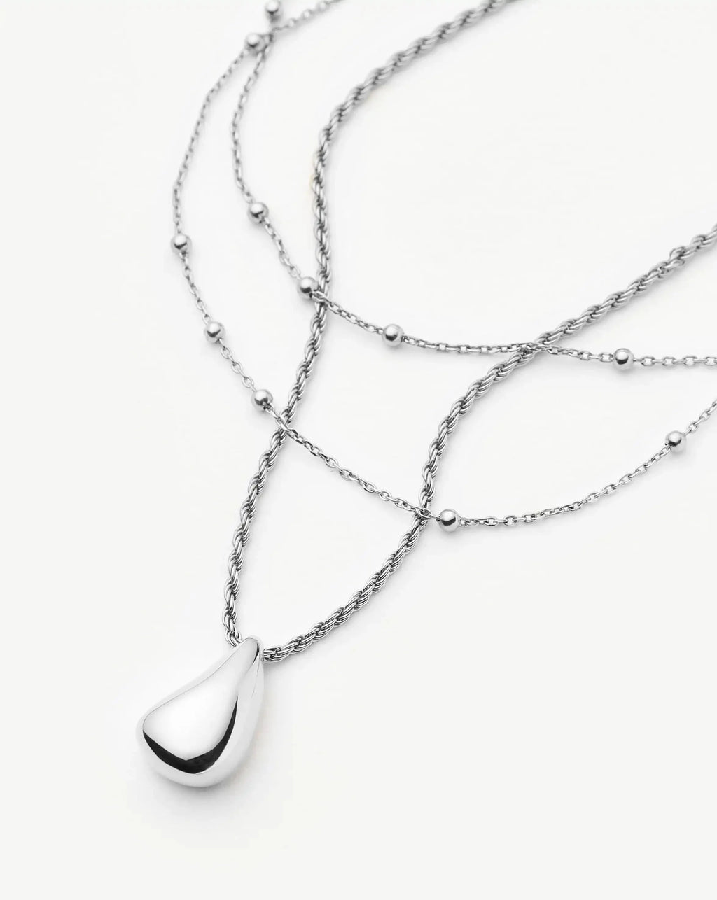 The Everyday Layering Necklace Set | Sterling Silver