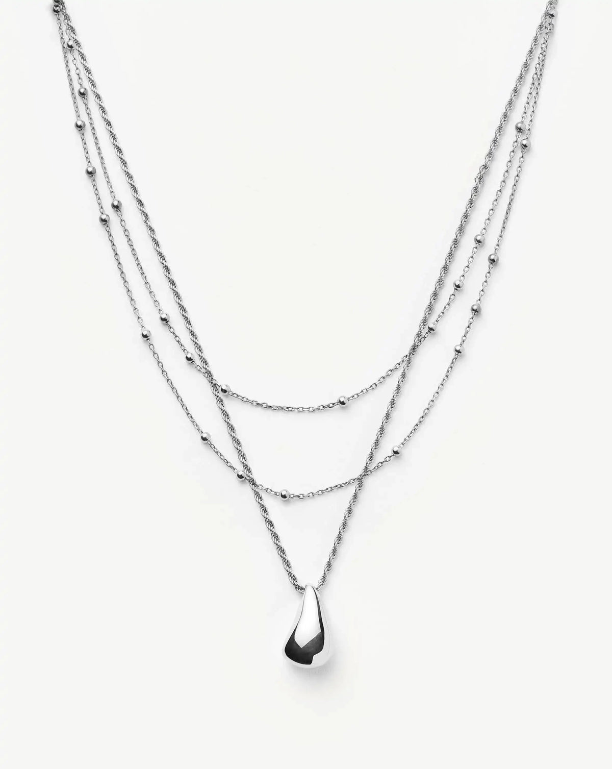 The Everyday Layering Necklace Set | Sterling Silver