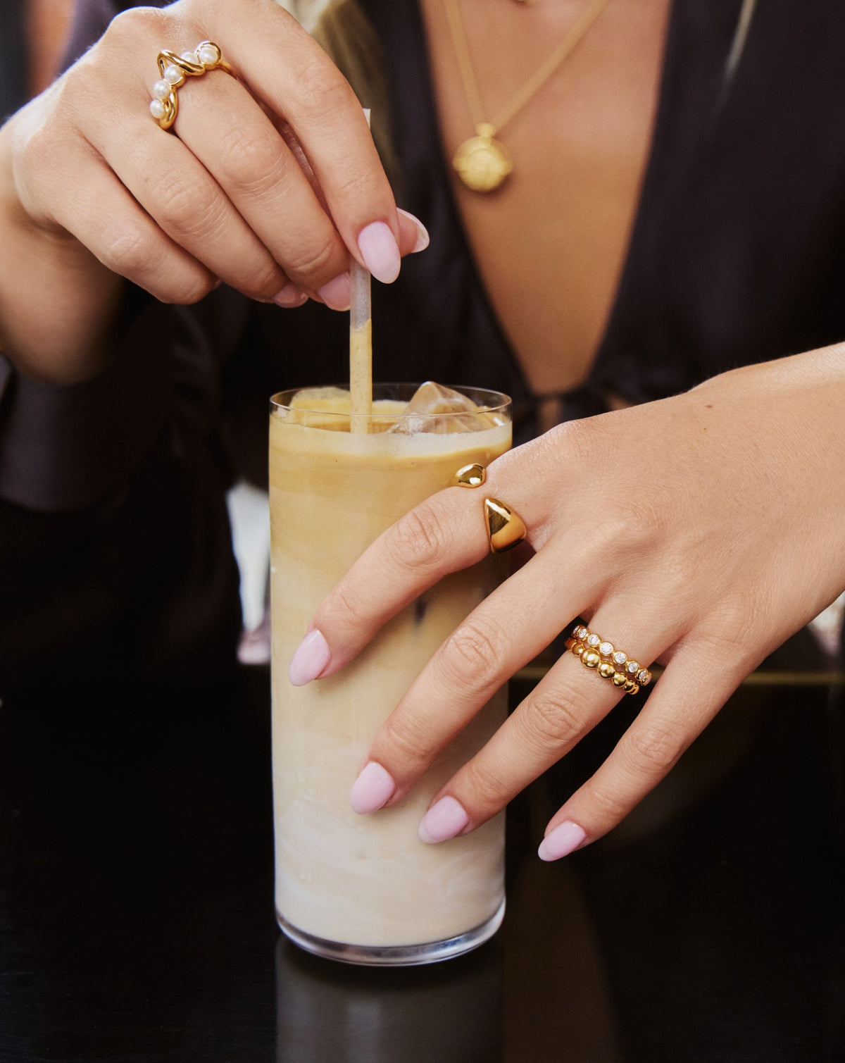 Savi Sculptural Open Stacking Ring | 18ct Gold Plated