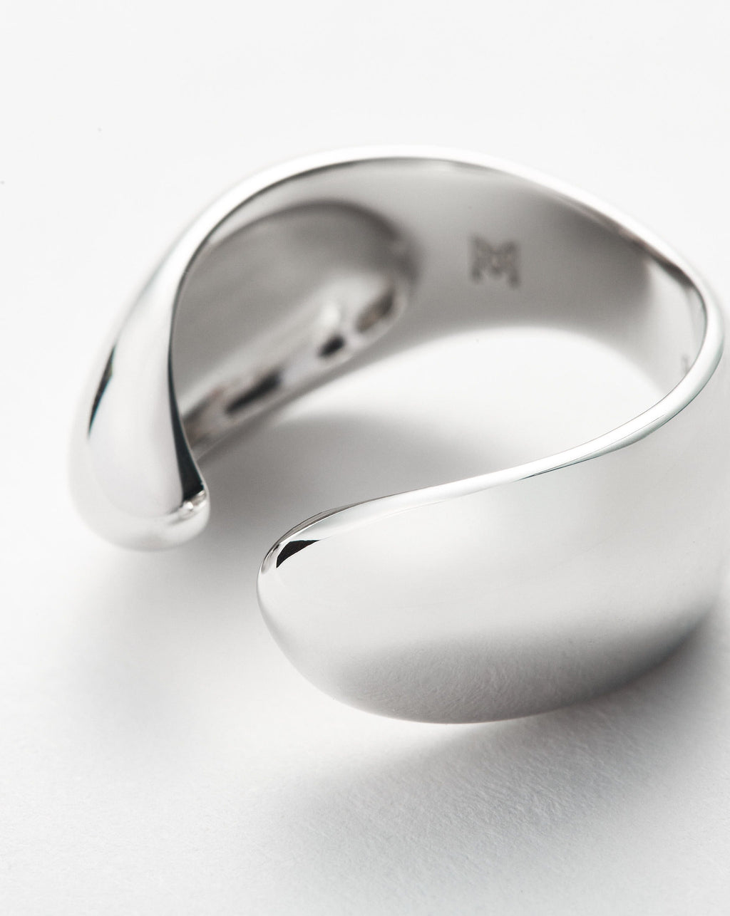 Savi Sculptural Open Stacking Ring | Silver Plated