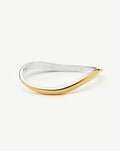 Savi Signature Hinged Bangle | Mixed Metal
