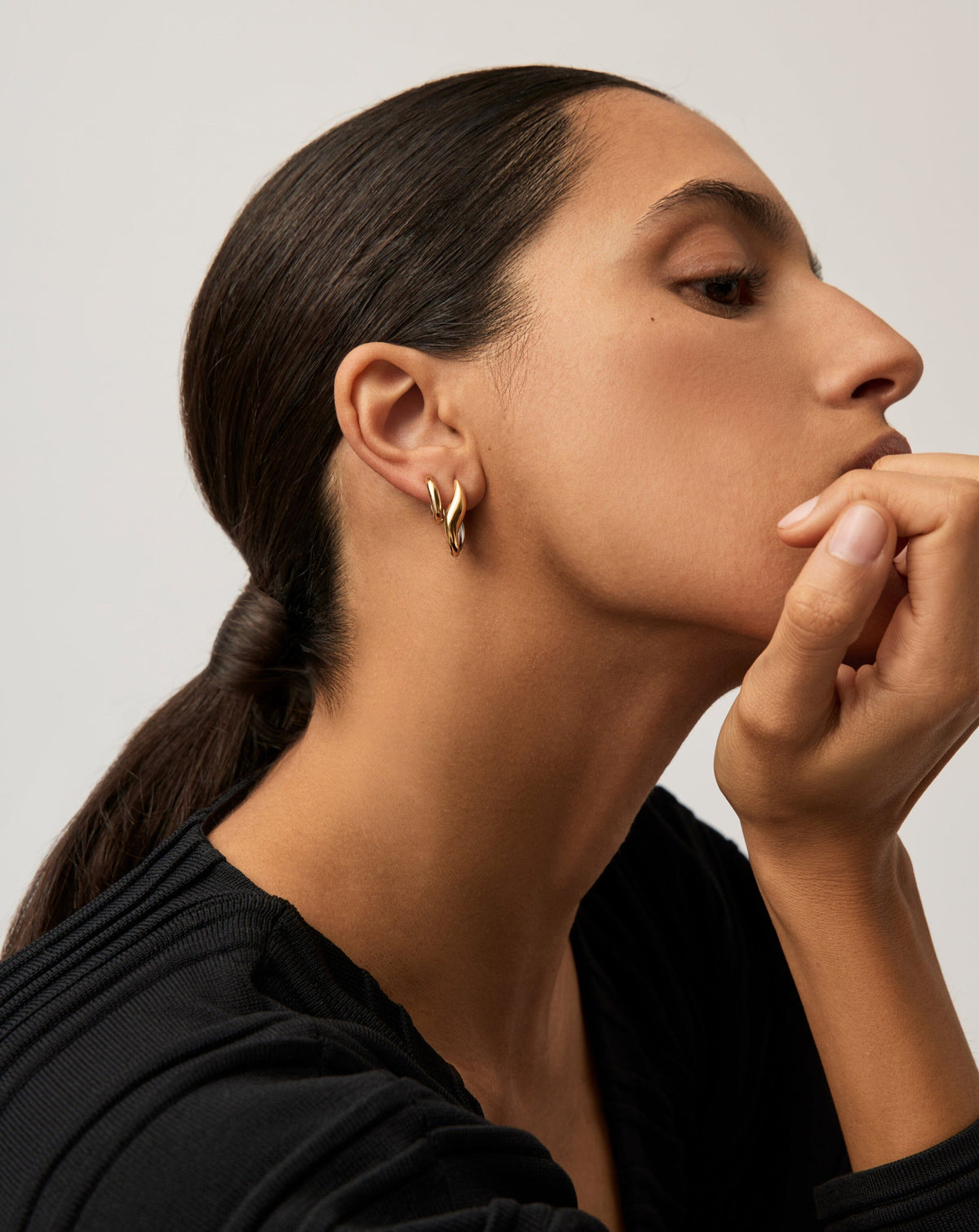 The Wear it Both Ways Hoop Set | Gold/Mixed Metal