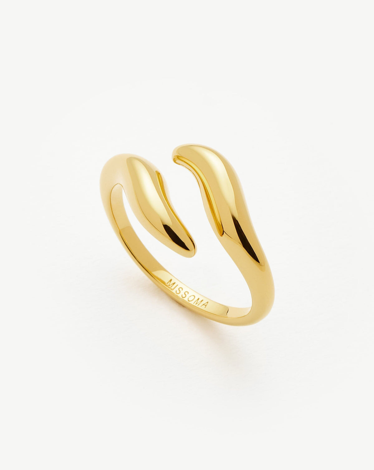 Savi Signature Open Ring | 18ct Gold Plated