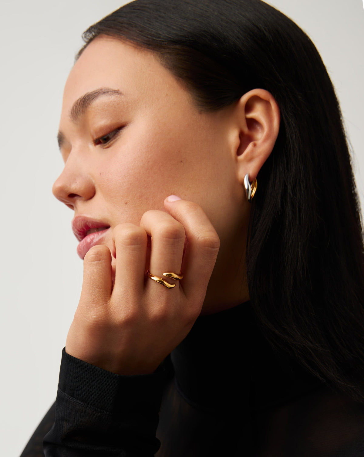 Savi Signature Open Ring | 18ct Gold Plated