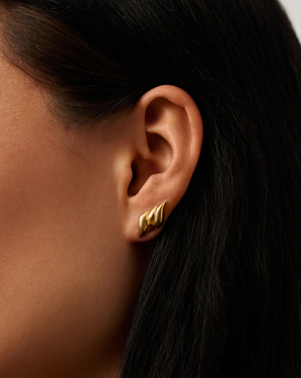 Savi Signature Stud Earrings | 18ct Gold Plated