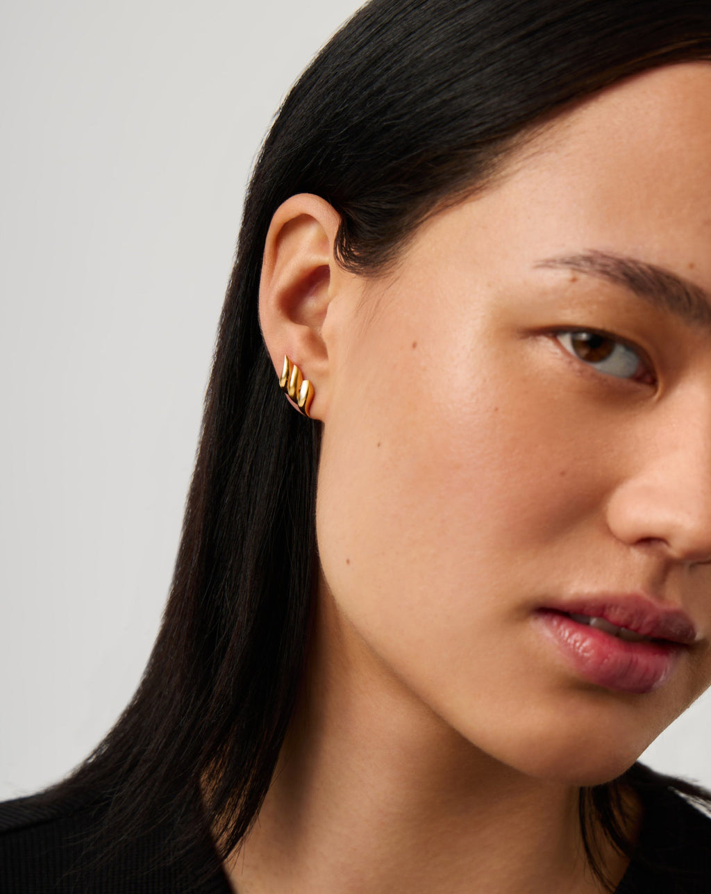 Savi Signature Stud Earrings | 18ct Gold Plated