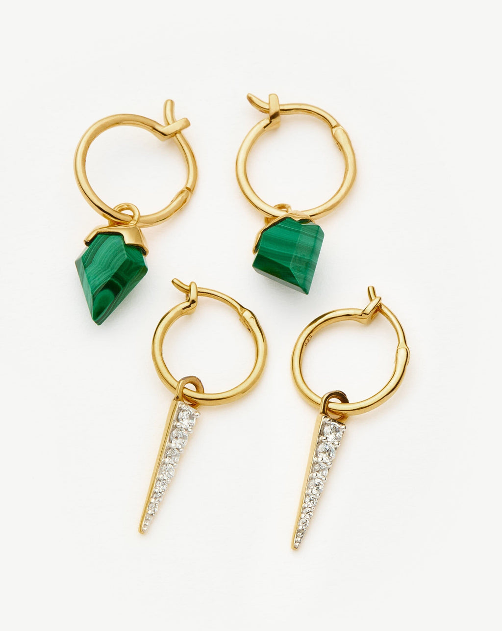 The Turn on the Charm Earring Set | 18ct Gold Vermeil