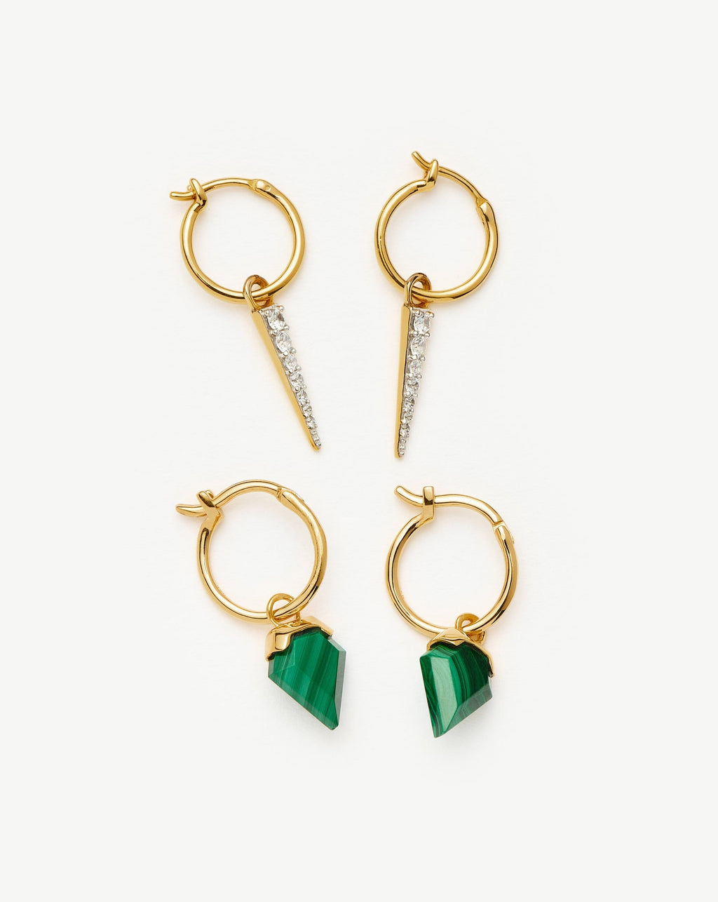 The Turn on the Charm Earring Set | 18ct Gold Vermeil