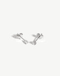 Solid Gold Small Solitaire Diamond Stud Earrings