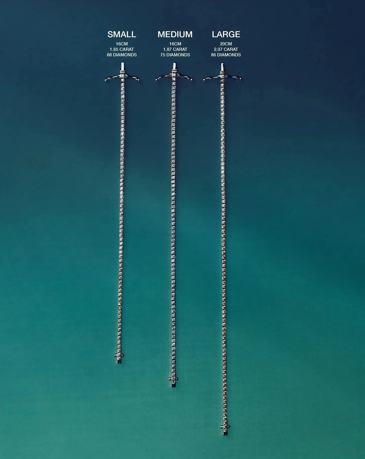 Solid Gold Diamond Tennis Bracelet | 14ct Solid Gold Lab Grown Diamonds