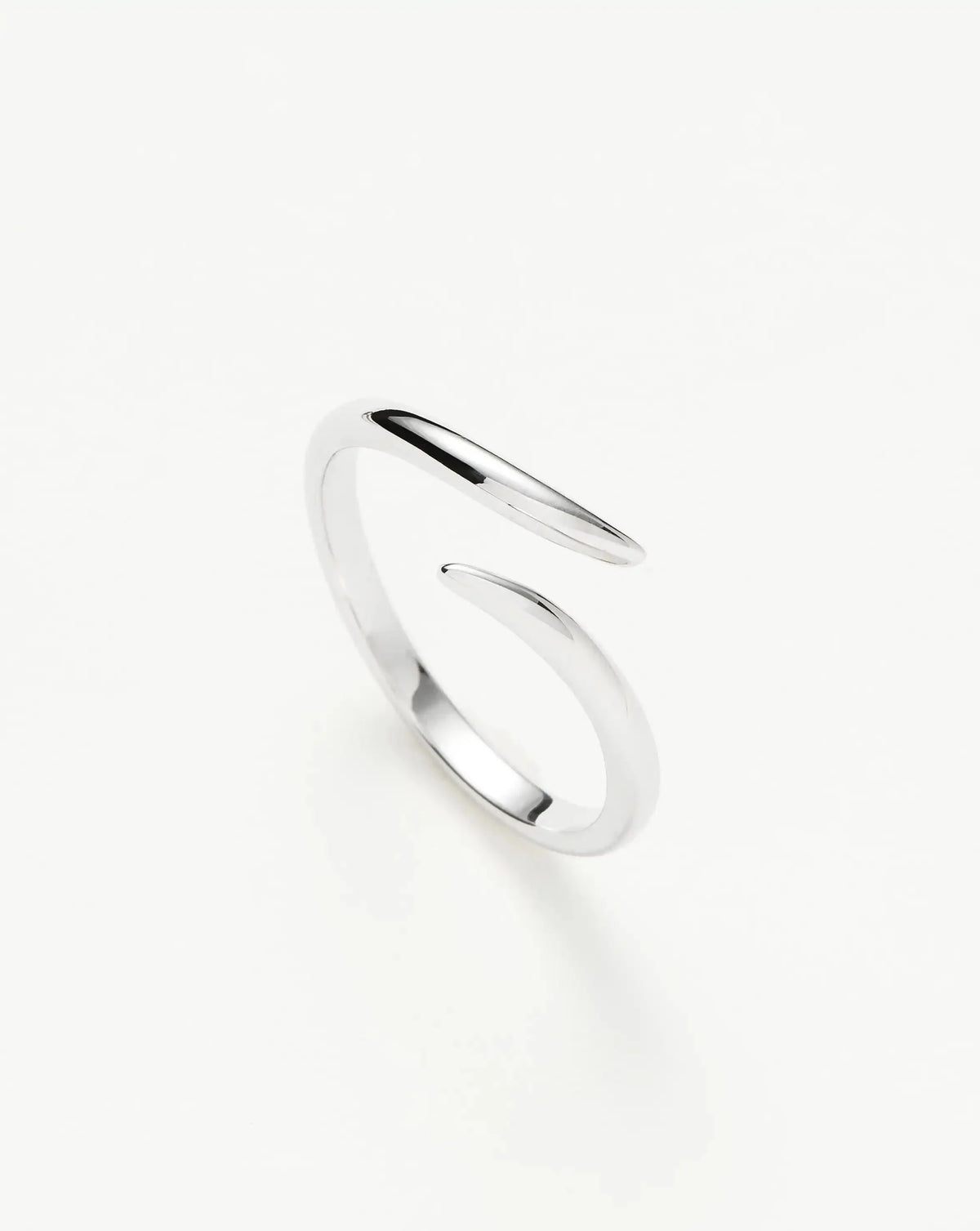 Solid Gold Open Claw Ring | 9ct Solid White Gold