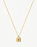 September Birthstone Pendant Necklace | 18ct Gold Vermeil/Lapis