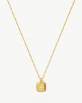 June Birthstone Pendant Necklace | 18ct Gold Vermeil/Rainbow Moonstone