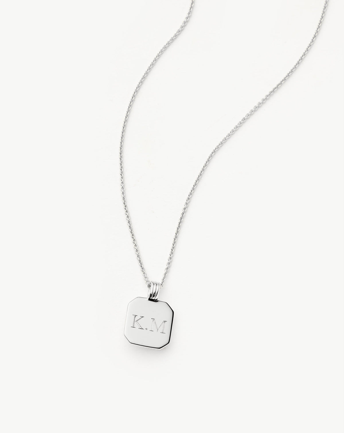 July Birthstone Pendant Necklace | Silver Plated/Ruby