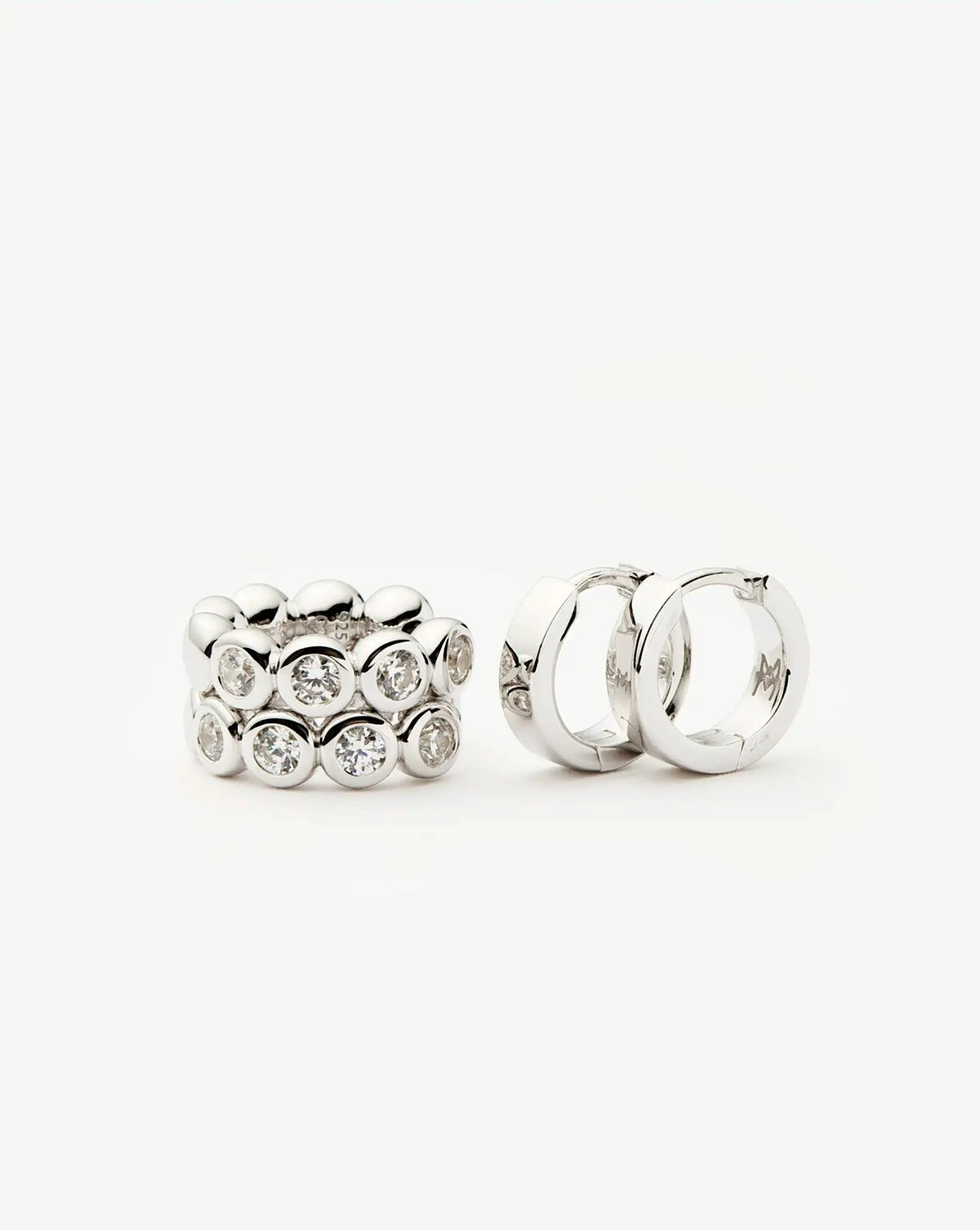 The Forever Hoop Set | Sterling Silver
