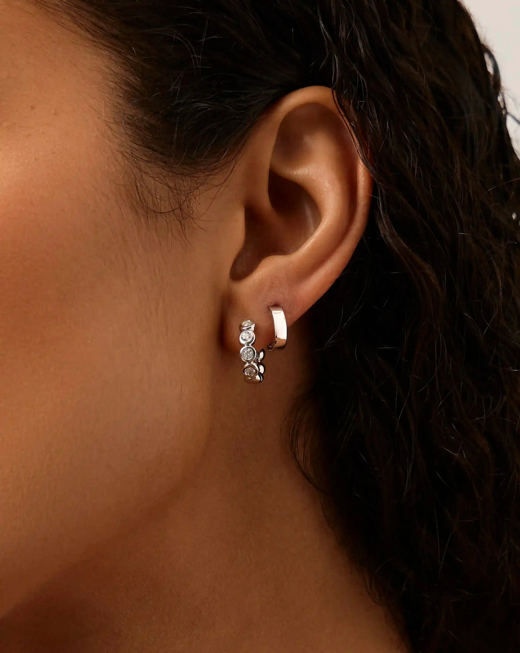 The Forever Hoop Set | Sterling Silver