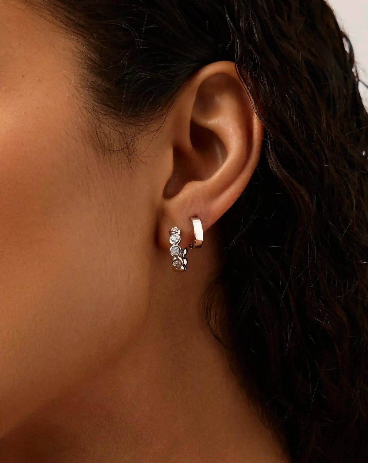 The Forever Hoop Set | Sterling Silver