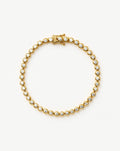 Tennis Round Bracelet | 18ct Gold Plated Cubic Zirconia