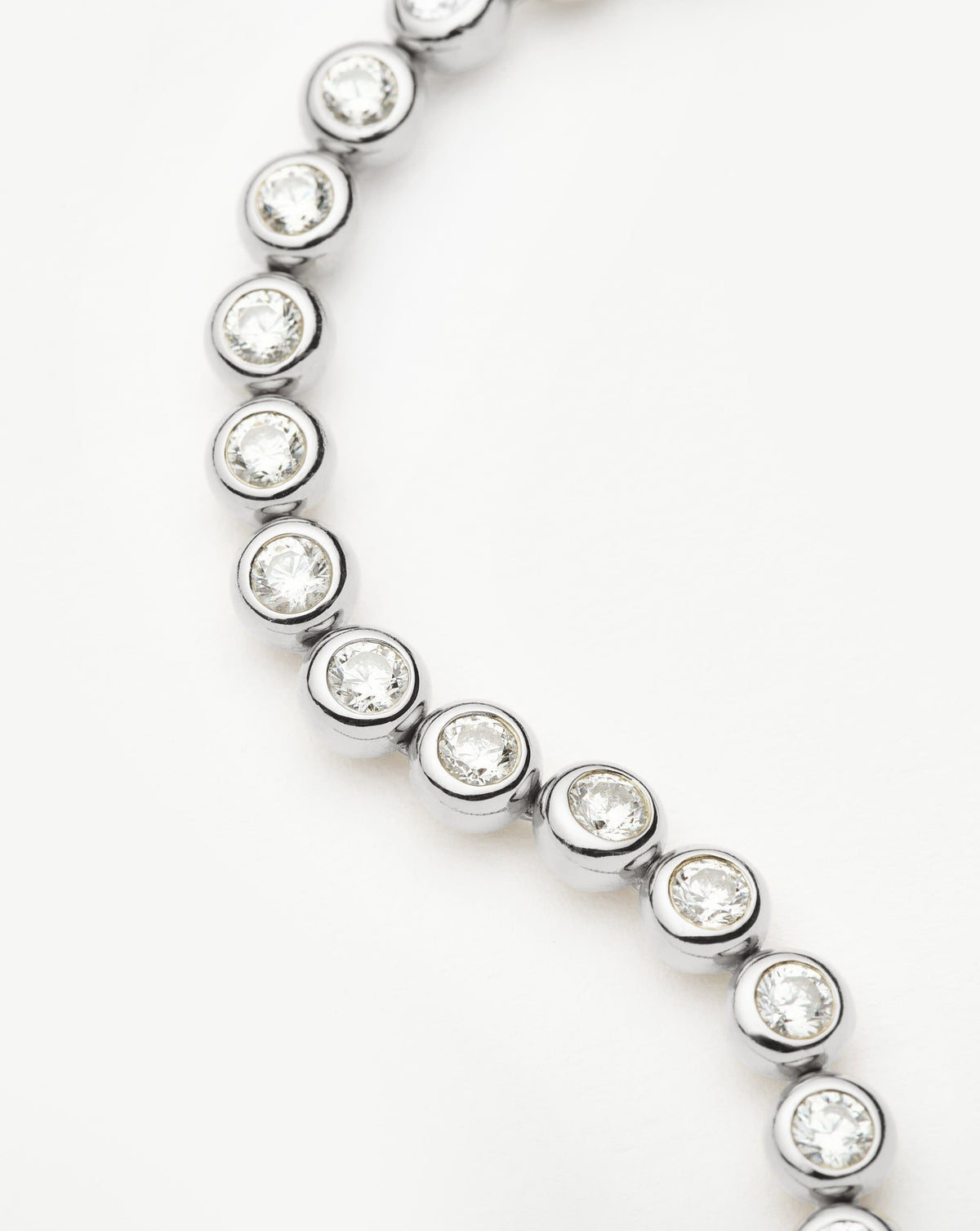 Tennis Round Bracelet | Silver Plated Cubic Zirconia