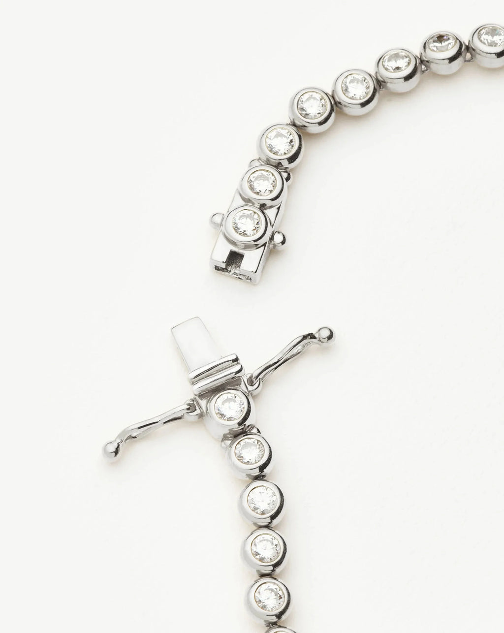 Tennis Round Bracelet | Silver Plated Cubic Zirconia