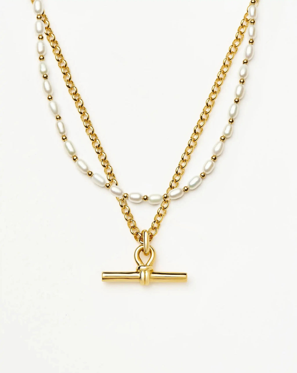 The Andy Pearl Necklace Set | 18ct Gold Plated/Pearl