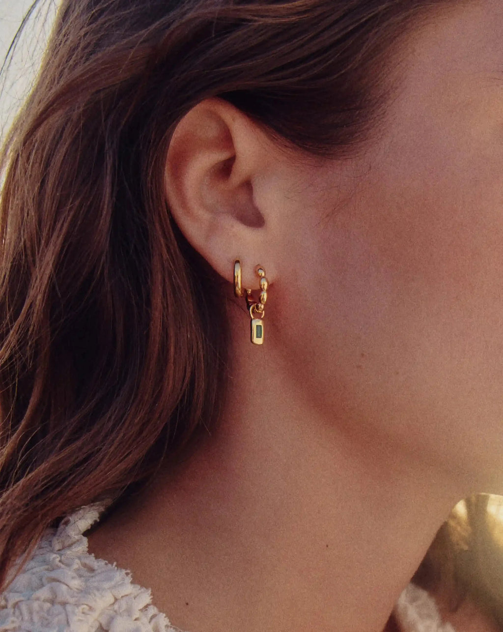 The Destination Hoop Set | 18ct Gold Plated