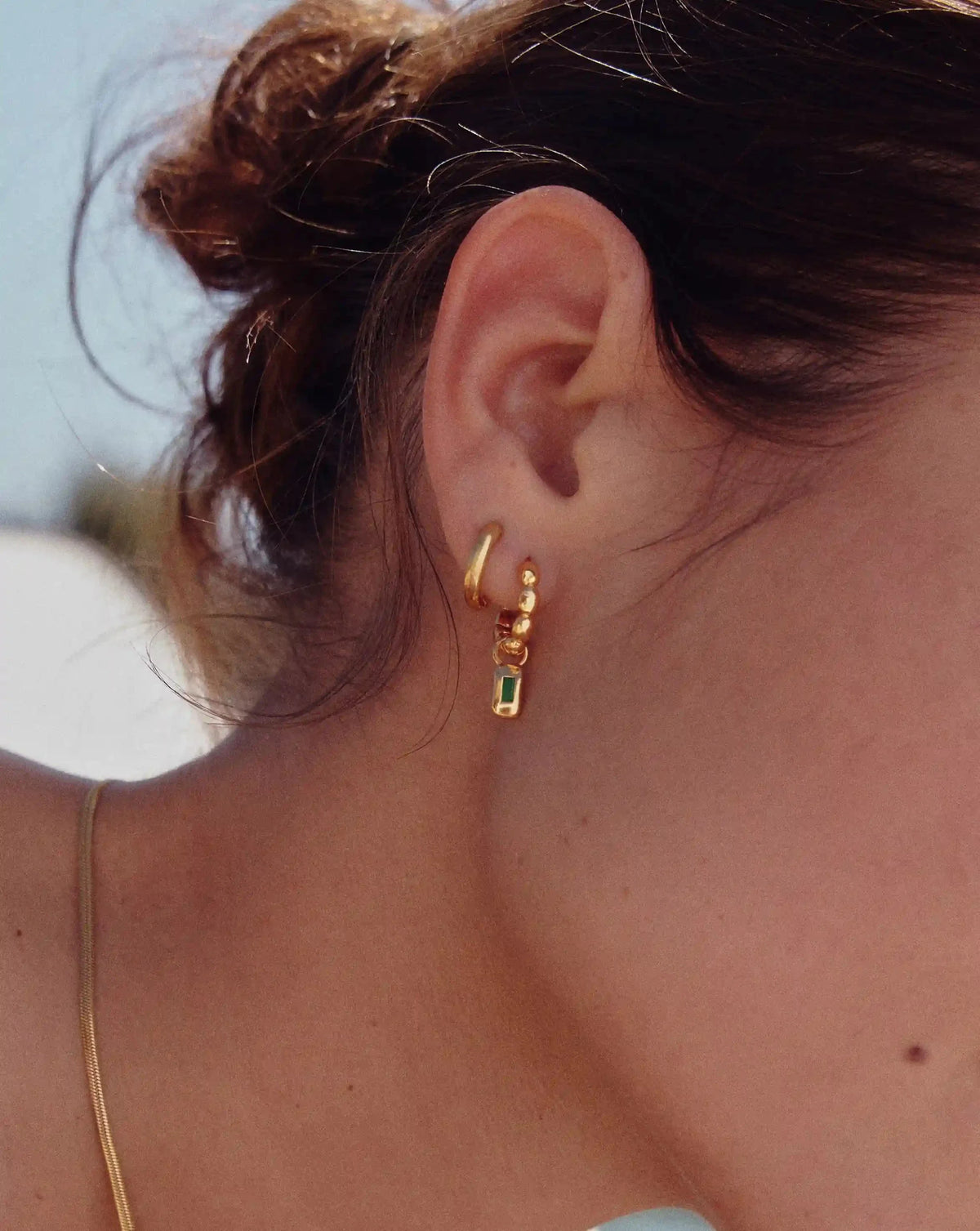 The Destination Hoop Set | 18ct Gold Plated