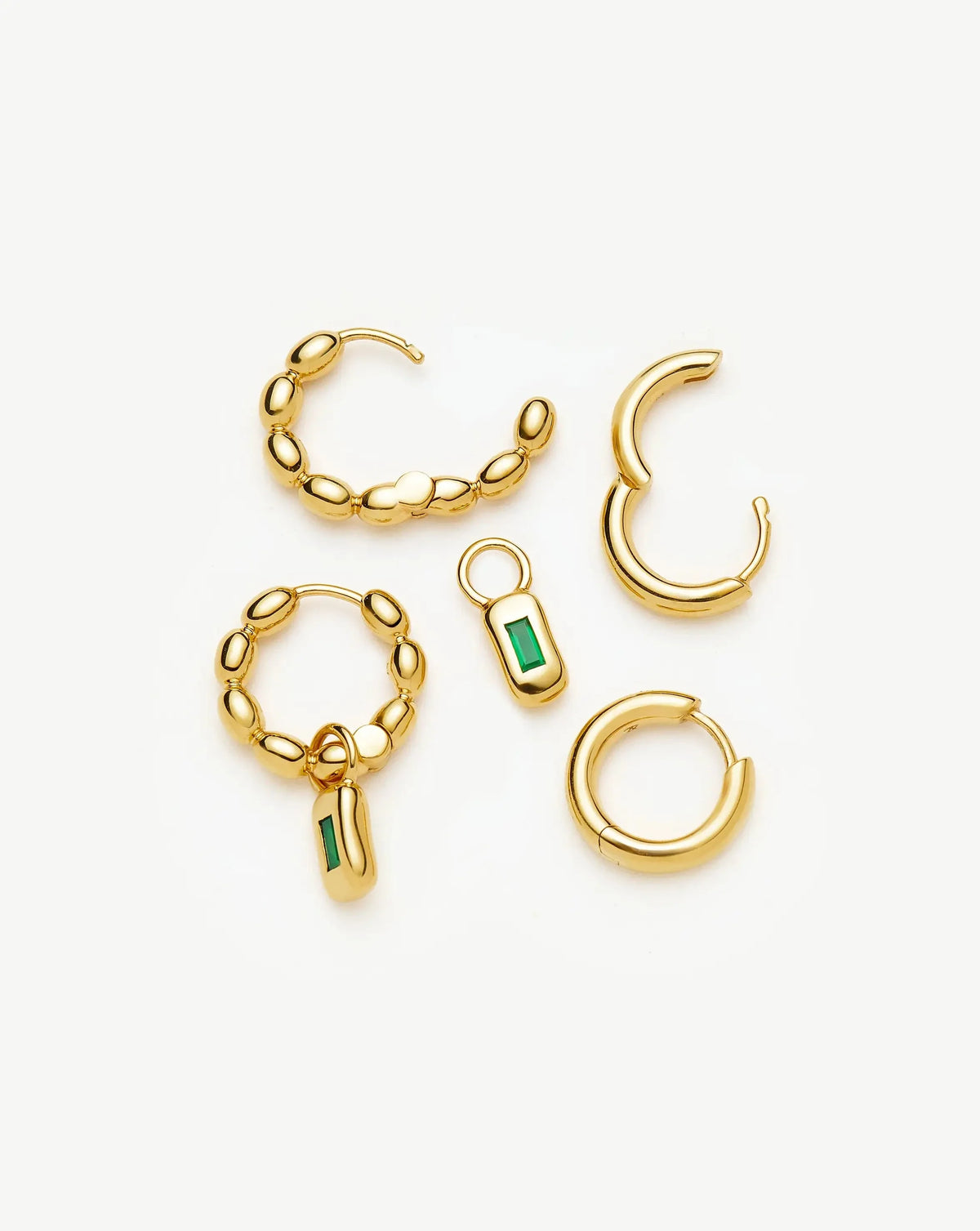 The Destination Hoop Set | 18ct Gold Plated