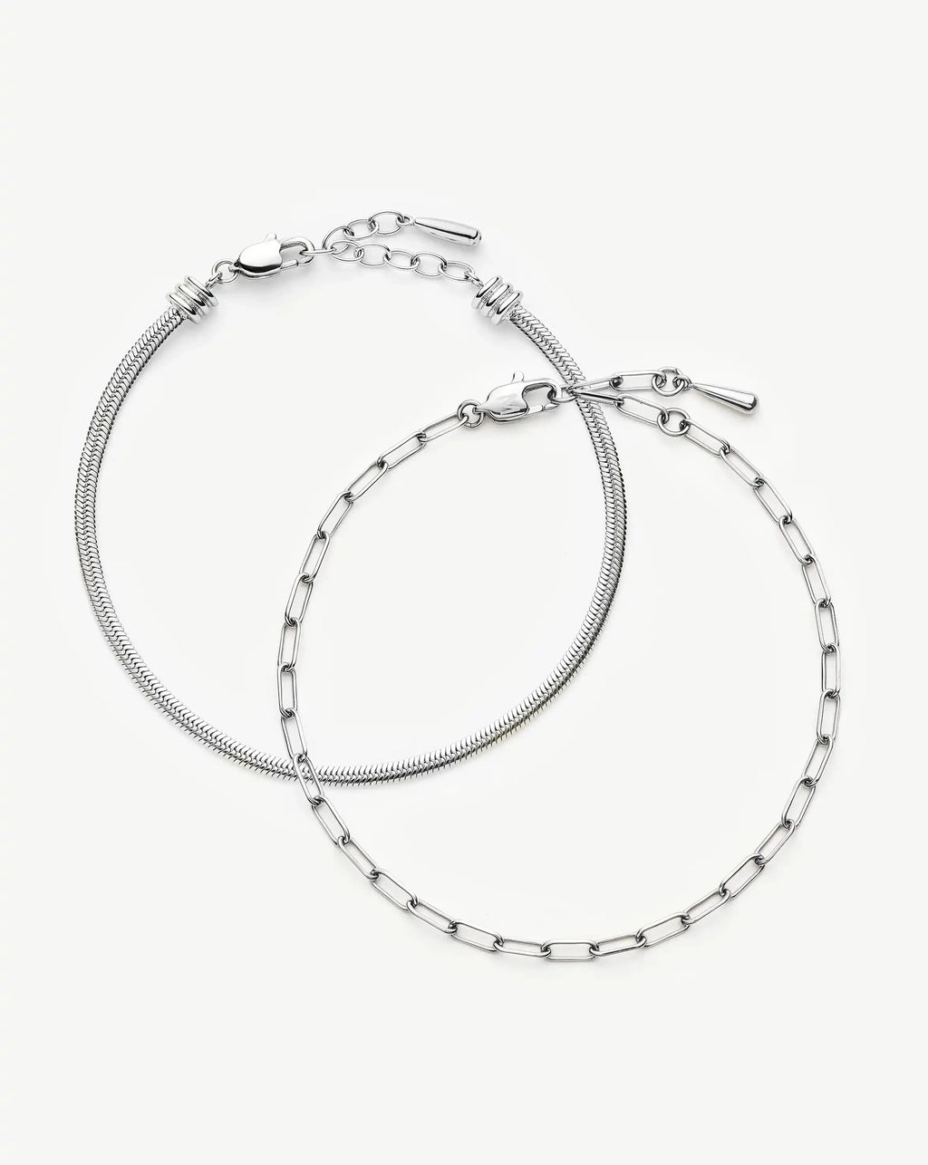 The Go-To Bracelet Set | Platinum Plated