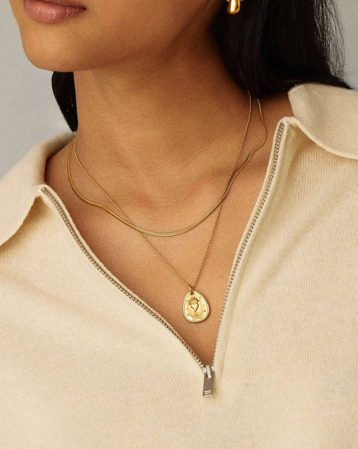 The Heart Talisman Necklace | 18ct Gold Plated