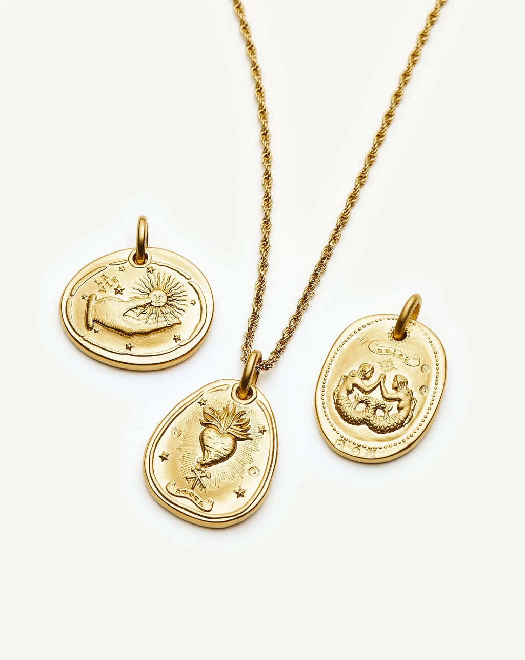 The Heart Talisman Pendant | 18ct Gold Plated