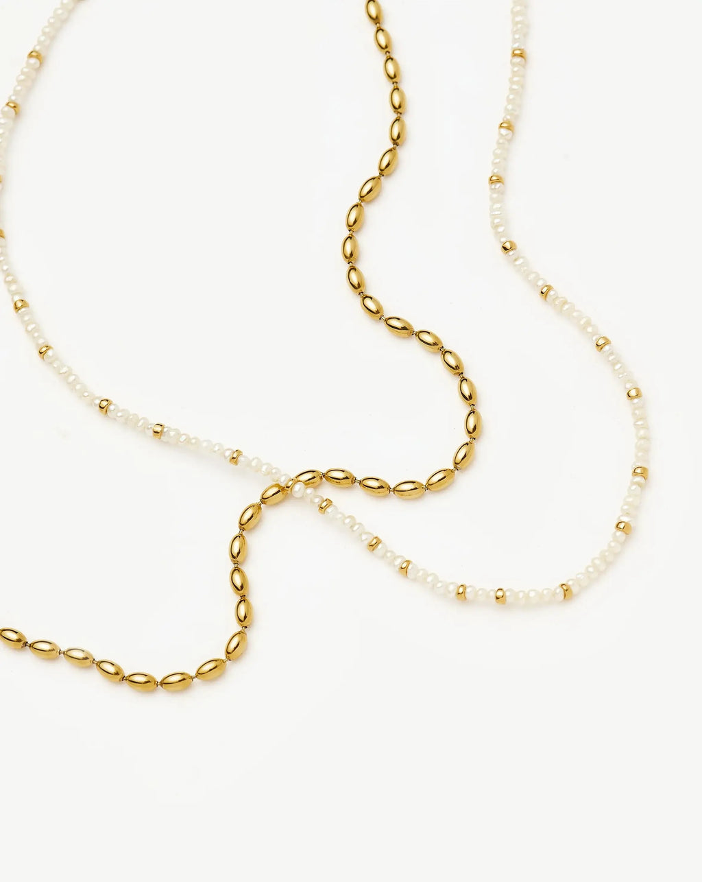 The Pearl-fect Necklace Set | 18ct Gold Plated